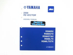 NOS Genuine Yamaha Dealer Factory Assembly Manual RS Vector/GT/LTX/LTX GT 2008 - Picture 1 of 2