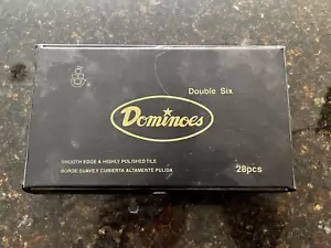 Dominoes Jamaican Flag, Double Six, Vinyl Case - Picture 1 of 5