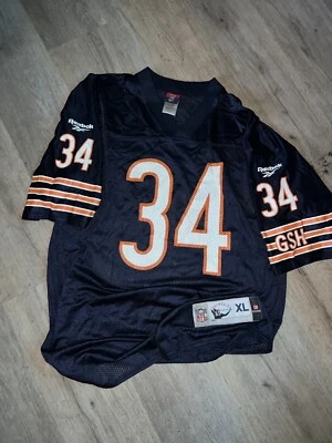 Camiseta Reebok Chicago Bears Gridiron Reebok 1985 Throwback Payton #34 tamanho XL - Imagem 1 de 4