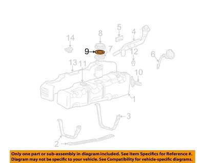FORD OEM 99-10 Excursion Fuel System Components-Fuel Pump Gasket F75Z9417BB - Image 1 of 2