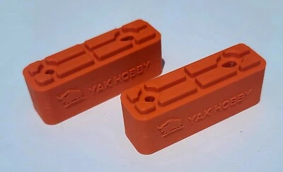 YAK HOBBY 3D YAK Hobby 2" Orange "BG" Front Seat Risers - Old Town Sportsman 106MK Kayaks