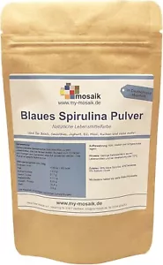 Blaues Spirulina Pulver 30g - Natürlicher Farbstoff - Mikroalge - Blue Spirulina - Bild 1 von 4
