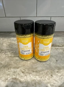Tastefully Simple Lemon Lemon Pepper Seasoning - 2 Bottles - Picture 1 of 1