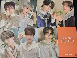 ENHYPEN LUCKYDRAW PHOTOCARD ORANGE BLOOD album pop up store soundwave - Picture 1 of 14