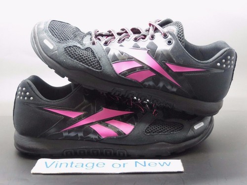 Scarpe da corsa donna Reebok Realflex Crossfit 2.0 nero rosa taglia 8 5