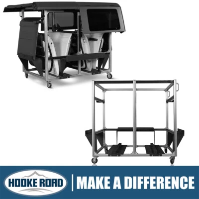 Hooke Road Hardtop & Doors Storage Cart For Jeep TJ JK JL JT Ford Bronco 97-25 Foto 1 de 4