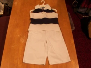 Polo Ralph Lauren Girl's Bermuda Shorts & Colorblock Polo Tanks-Sz. 14/16 - Picture 1 of 4