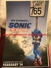 SONIC THE HEDGEHOG MOVIE SIGNED BEN SCHWARTZ JIM CARREY JEFF FOWLE 12x18 REPRINT