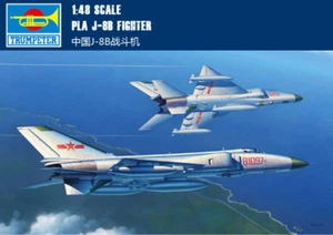 CHINA PLA J-8B avión de combate 1/48 trompetista modelo avión kit 02845 - Imagen 1 de 11
