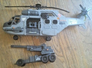 Kid Connection Transport Copter w sounds +long range cannon w sounds - Picture 1 of 6