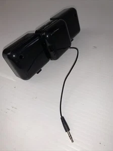 Black 6V Portable Laptop/PC/Tablet Speaker, working - Picture 1 of 3