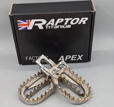 Raptor Titanium - RX016 - Estriberas de titanio MX Motorcross ATV KTM Husky GASGAS Foto 1 de 4