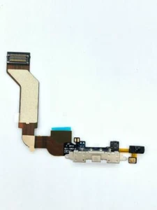 2x Ladebuchse Für iPhone 4S Dock Connector Charging Port Flex Kabel Weiß - Bild 1 von 3