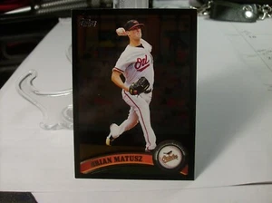 2011 Topps Wal-Mart Black Border #177 - Brian Matusz - Baltimore Orioles 11-998 - Picture 1 of 2