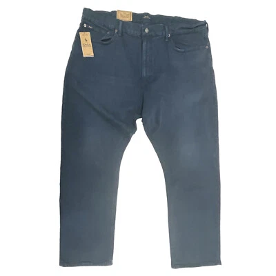 Polo Ralph Lauren Dark Blue Jeans Hampton Relaxed Straight Cotton Denim $98 - Image 1 of 4