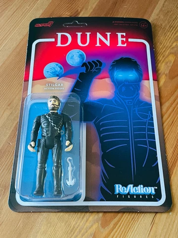 DUNE Stilgar Fremen Leader ReAction Movie Figure Super 7 David Lynch 1984 Retro Cover