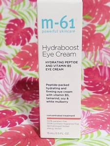 M-61 Hydraboost Eye Cream Hydrating Peptide And Vitamin B5 ~ 15 ml / .5 oz BNIB - Picture 1 of 2