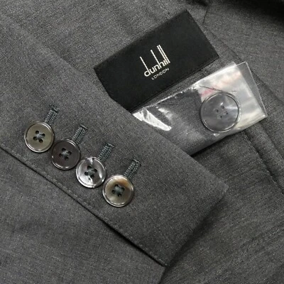 Dunhill x Zegna Zero Weight MOP Button Patch Pkt Jacket 44 R 56 Belgravia Fit - Image 1 of 4