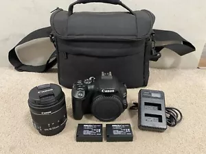 Canon EOS 200D Mark II 24.1MP Digital SLR Camera w/ EF-S 18-55mm STM Lens - Picture 1 of 16