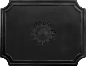 Firebacks for Fireplace - 20''(W) x 16''(H)- Cast Iron Fireplace Reflector Plate - Picture 1 of 9
