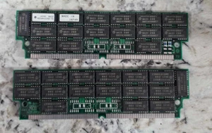 2 Vintage HB56R432SB Samsung 16MB FastPage ECC Parity 60ns 5v 72-Pin SIMM IBM PC - Picture 1 of 3