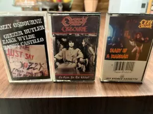 Ozzy Osbourne 3 Album Cassette BUNDLE! CHECK DESCRIPTION - Picture 1 of 4