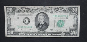 1950 C $20 Federal Reserve Note/Chicago/F-2062H/well circulated/FREE SHIPPING! - Picture 1 of 8