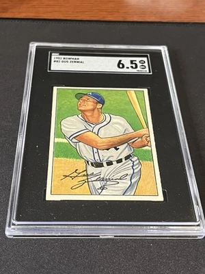 1952 Bowman #82 Gus Zernial- SGC 6.5 Ex NM+ - Image 1 of 2