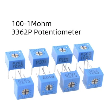 Trimmpotentiometer Trimmer Potentiometer Spindeltrimmer Poti 3362P 100Ohm-1MOhm - Bild 1 von 4