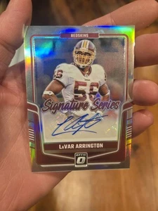 2024 Donruss Optic LaVar Arrington Signature Series Auto Holo Redskins - Picture 1 of 5