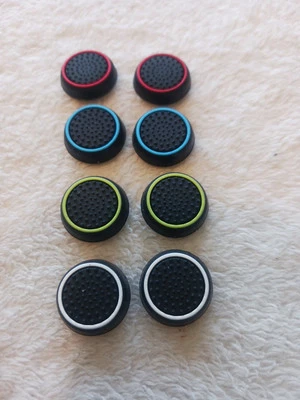 Силиконовая аналоговая ручка для большого пальца руки упаковка 8 шт.           F3 - Изображение 1 из 2