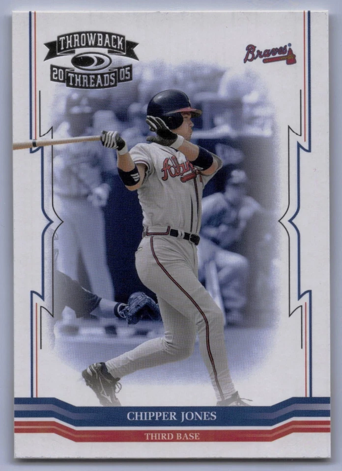 2005 DONRUSS THROWBACK THREADS (#10) - CHIPPER JONES - Image 1 of 2