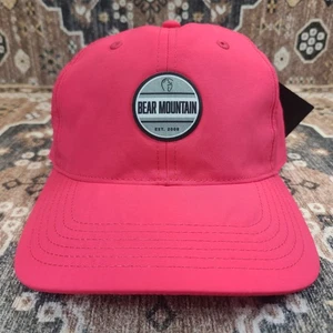Levelwear Golf Bear Mountain Adjustable Hat Pink NWT Cap - Picture 1 of 11