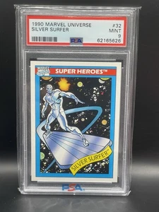 1990 Impel Marvel Universe Silver Surfer #32 PSA 9 Mint Fantastic Four - Bild 1 von 2