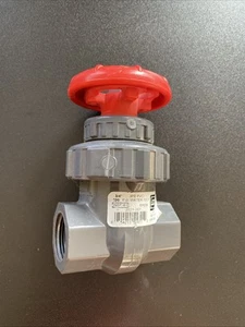 Spears 3/4” Schedule 80 PVC Válvula de compuerta 200 psi EPDM Socket Weld - Imagen 1 de 5