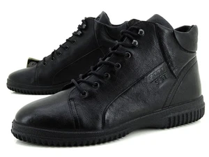 Zapatos ECCO SOFT Shoes mujer botas botines botas talla 39 negro cuero NUEVO - Imagen 1 de 11