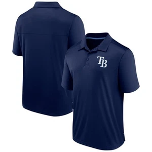 Men's Fanatics Navy Tampa Bay Rays Fitted Polo - Picture 1 of 3