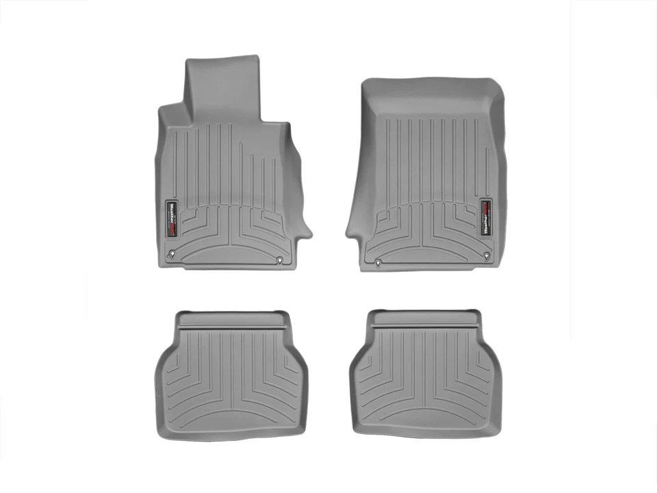 WeatherTech FloorLiner para 2001-2003 BMW 530i - 1ª e 2ª linha, cinza - Imagem 1 de 1