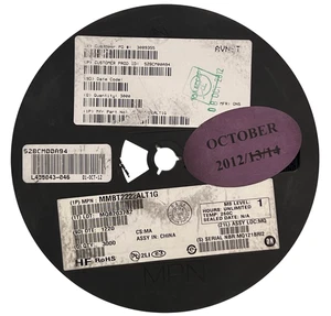 (3000PIECE REEL) MMBT2222ALT1G ONSEMI TRANS NPN 40V 0.6A SOT23-3 - Picture 1 of 2
