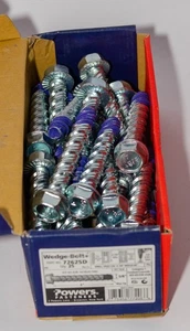 Box of 25 5/8'' x 4'' Powers Wedge-Bolt+ (7262SD) - Picture 1 of 2