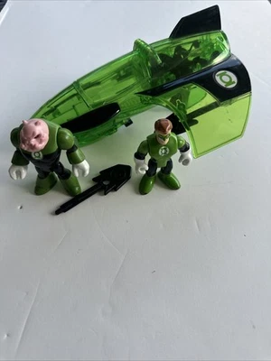 Imaginext DC Comics Super Friends Green Lantern Jet Plane 2009/Figuras Kilowog Foto 1 de 4