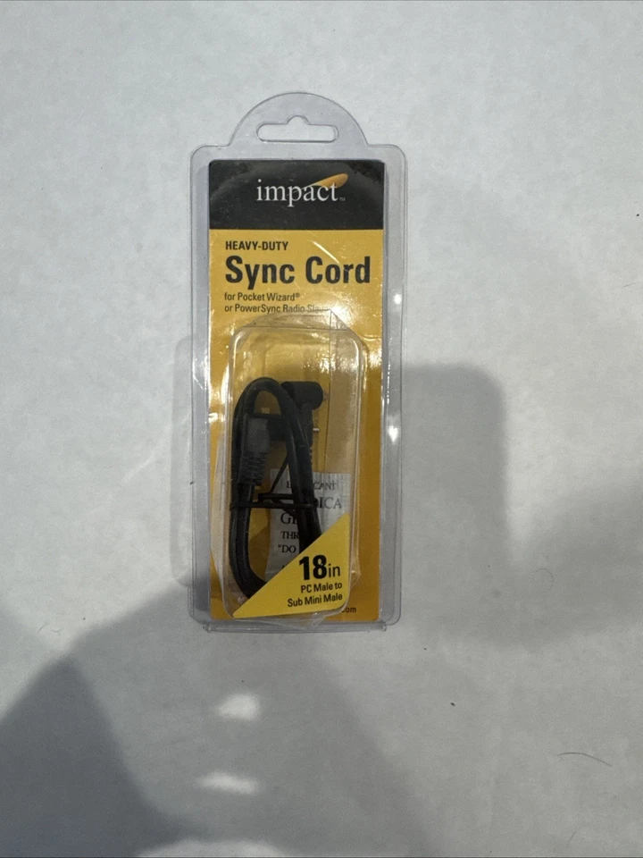 Impact Sync Cord For Pocket Wizard Pc Male To Sub Mini Male - Image 1 of 1