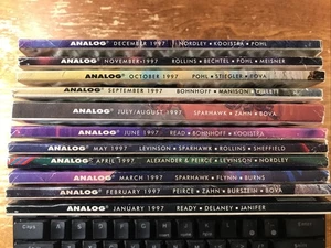 Analog Science Fiction & Fact 1997 11 Issue Magazine Lot FREE SHIPPING - Bild 1 von 8