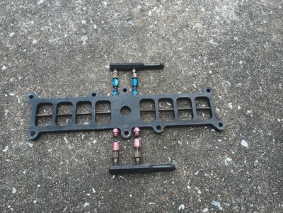 Ford Mustang 1986-1995 5,0 L Edelbrock Performer placa de óxido nitroso nuevo en stock GT LX Foto 1 de 4