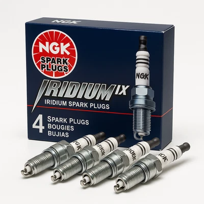 4 Pack NGK Iridium IX Spark Plug CR9EIX (3521) – OEM NGK - Toyota Hyundai Kia - Image 1 of 4