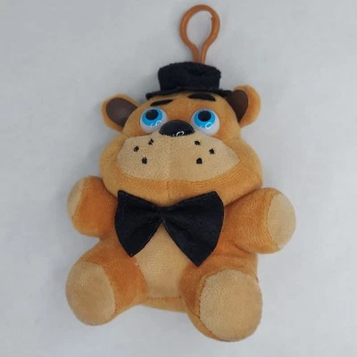 Five Nights At Freddy's Freddy Plush Bag Backpack Clip FNAF Fazbear Keychain   — 第 1/4 张图片