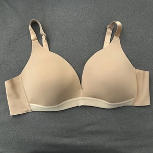 Damen Beige Bügelfrei Komfort BH Größe 100C Alltag Freizeit - Bild 1 von 8