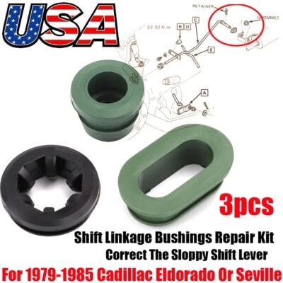 For 1979-1985 Cadillac Eldorado Or Seville Shift Linkage Bushings Repair Kit US - Image 1 of 4