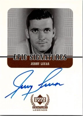 Upper Deck Century Legends 1999 Jerry Lucas Epic automático Los Angeles Lakers Foto 1 de 2
