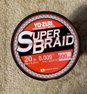 Yo-Zuri Super Braid Green 20lb 600yd Spool New - Picture 1 of 1